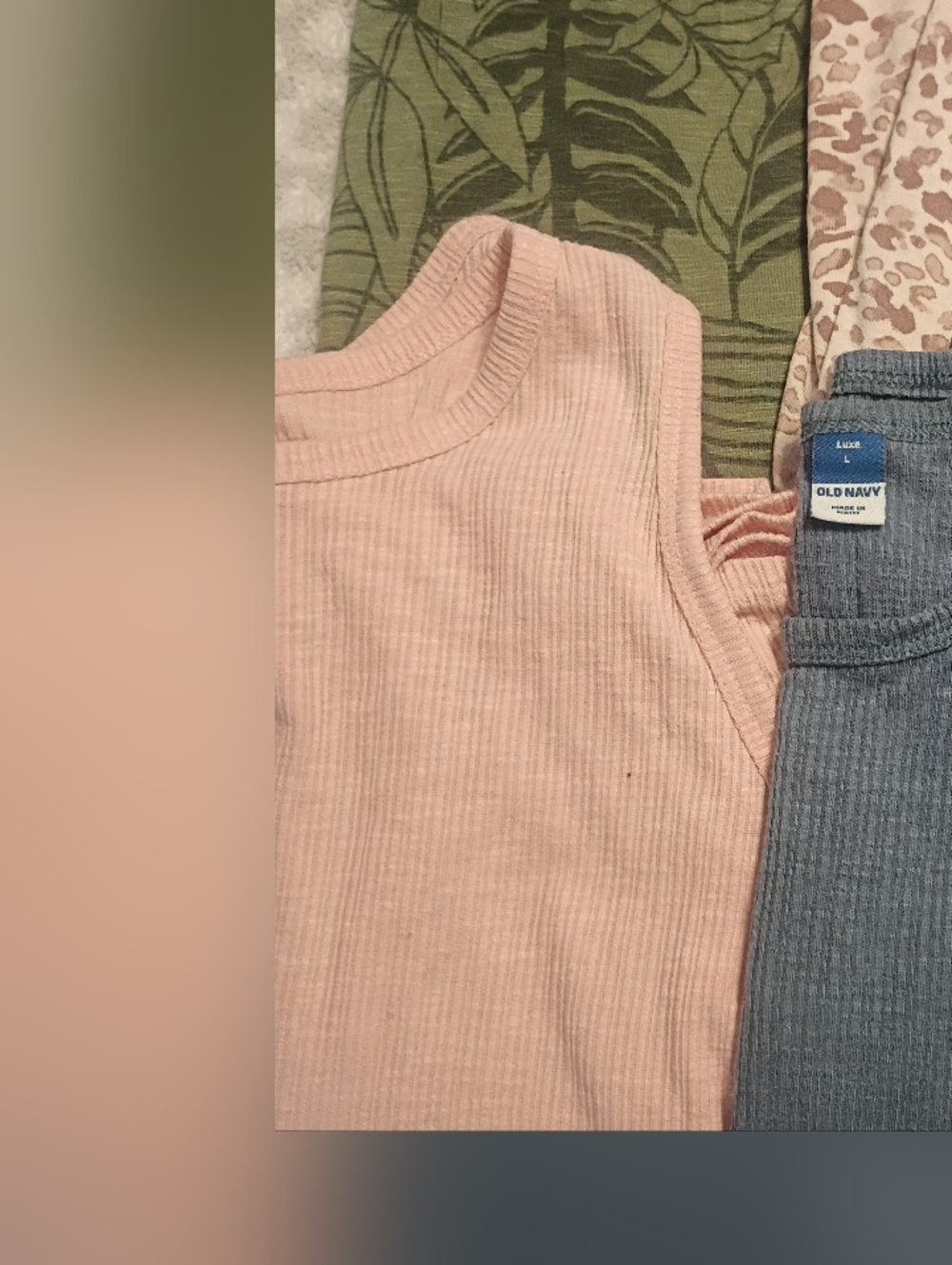 Old Navy Luxe Tank Tops Size Large + Xlarge (4)